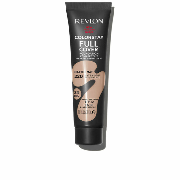 Crème Make-up Base Revlon ColorStay Full Cover Nº 220 Natural Beige 30 ml