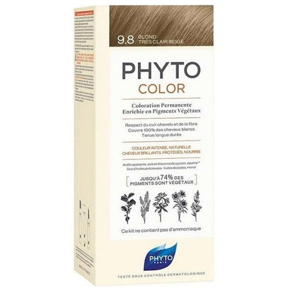 Permanent Colour Phyto Paris Phytocolor 9.8-rubio beige muy claro