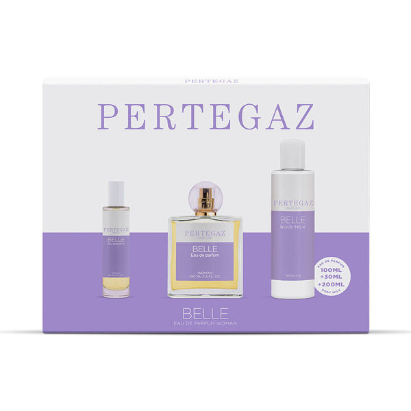 Women's Perfume Set Pertegaz Pertegaz Belle EDP 3 Pieces