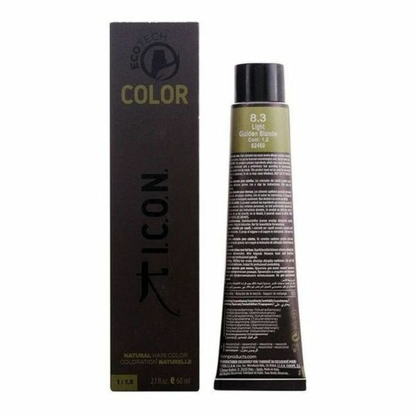 Permanent Dye Ecotech Color I.c.o.n. Ecotech Color Nº 9.0-rubio muy claro Nº 8.0-rubio claro 60 ml